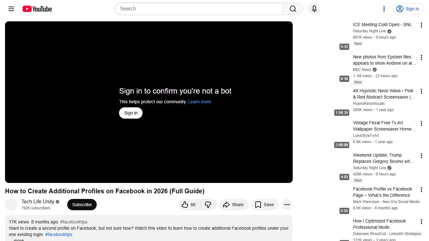 How to Create Additional Profiles on Facebook in 2026 (Full Guide) - YouTube